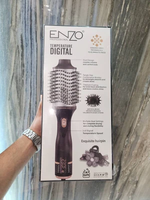 سشوار برس‌دار حجم‌دهنده دیجیتال ENZO Professional مدل EN-6219 | توان 1500 وات