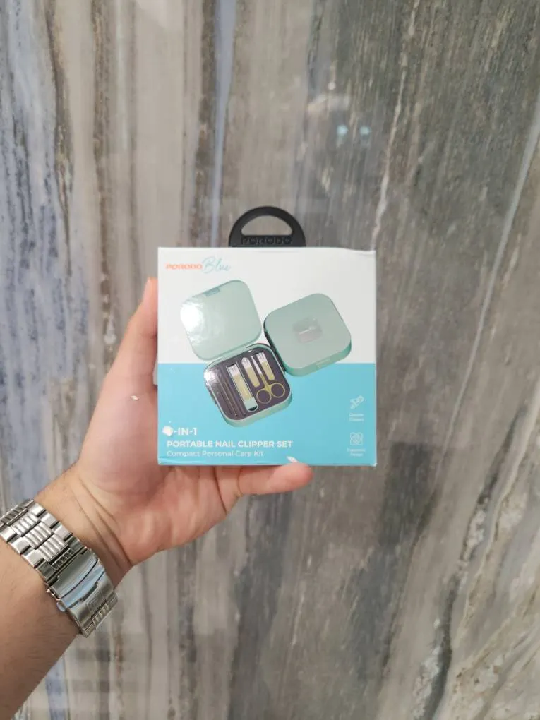 ست مانیکور و پدیکور ۸ تکه پرودو مدل porodo blue PB10